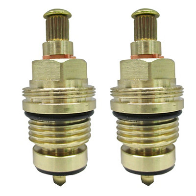 Plumbsure Brass Threaded Tap Gland (Dia)8Mm, Pack Of 2