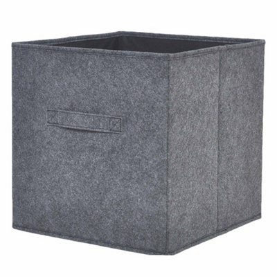 Form Mixxit Anthracite Storage Basket (H)31Cm (W)31Cm (D)31Cm