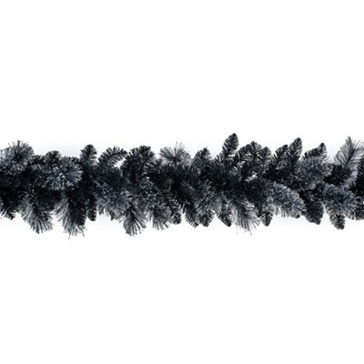 B&Q 30Cm Black Garland