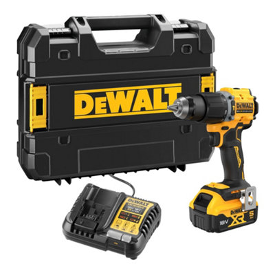 Dewalt 18V Li-Ion Xr Brushless Cordless Combi Drill (1 X 5Ah) - Dcd789p1t-Gb