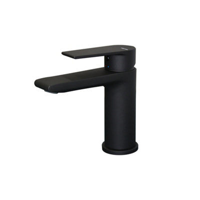 B&Q * Fonthill Matt Black Basin Mono Mixer Tap