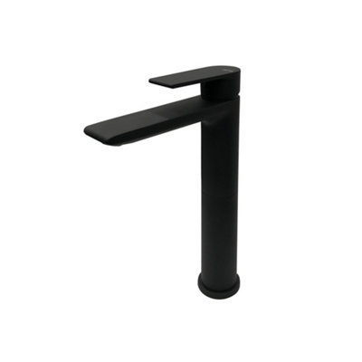 B&Q * Fonthill Tall Matt Black Worktop Mono Mixer Tap