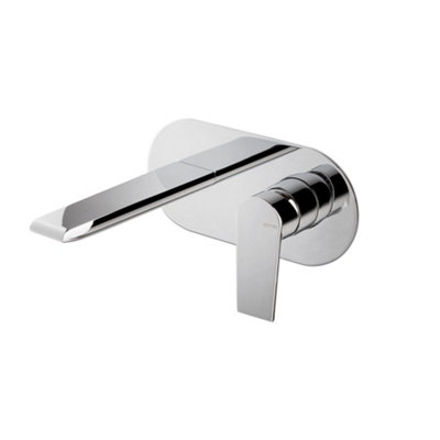 B&Q * Fonthill Chrome Effect Wall Mono Mixer Tap