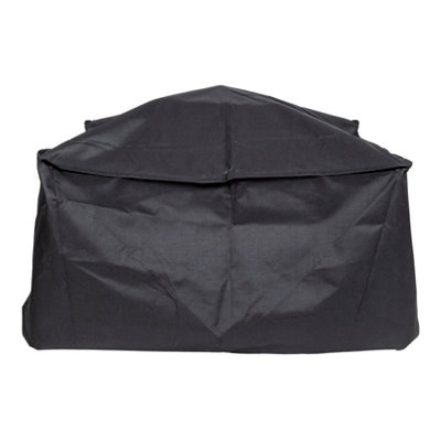 La Hacienda Premium Black Firepit Cover (H)60Cm (W)80Cm