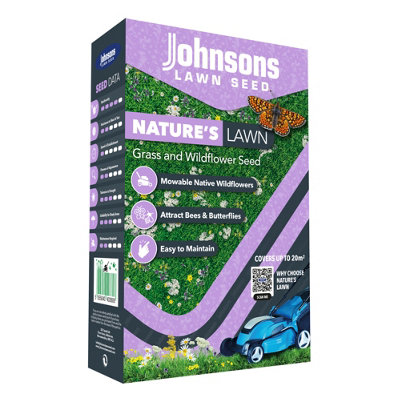 Johnsons Nature's Lawn Seeds, 0.4Kg 20M²
