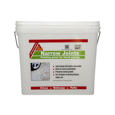 Sika Ready Mixed Buff Paving Joint Repair Grout, 15Kg Tub