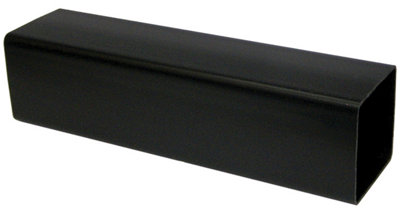 Floplast Black Square Downpipe (L)2.5M (Dia)65Mm