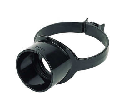 Floplast Ring Seal Soil Black Strap Boss, (Dia)110Mm