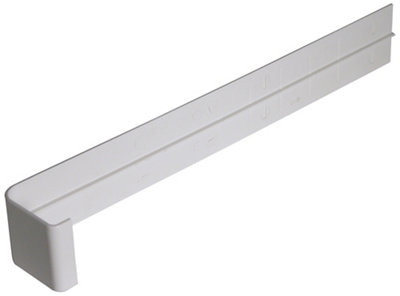 Floplast Smooth Upvc Fascia Board Trim, (W)40Mm (T)11Mm