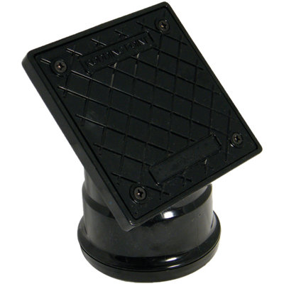 Floplast Black Underground Drainage Rodding Point, (Dia)110Mm