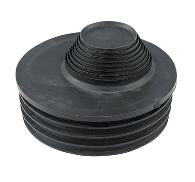 Floplast Black Waste Pipe Adaptor, (Dia)110Mm