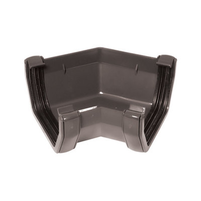 Floplast Anthracite Grey Square 135° Gutter Angle