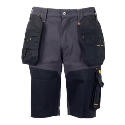 Dewalt Fontana Grey & Black Men's Shorts W32"