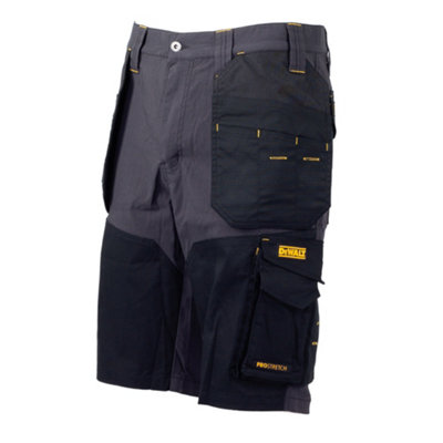 Dewalt Fontana Black & Grey Men's Shorts W30"