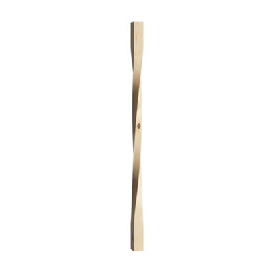 Cheshire Mouldings Contemporary Natural Pine Spindle (H)900Mm (W)41Mm