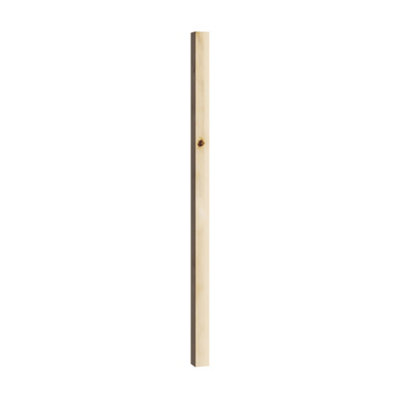 Cheshire Mouldings Plain Natural Pine Spindle (H)900Mm (W)41Mm