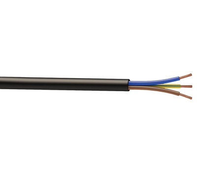 Time Black 3-Core Cable 2.5Mm² X 10M