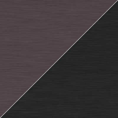 Splashwall Brown & Black Metallic Brushed Effect Aluminium Splashback, (H)750Mm (W)2440Mm (T)4Mm