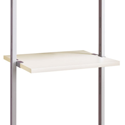 Spacepro Aura White Shelf (L)55Cm X (D)50Cm