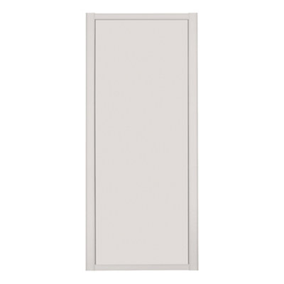 Spacepro Shaker 1 Panel Matt Cashmere Sliding Wardrobe Door (H)2220Mm (W)762Mm