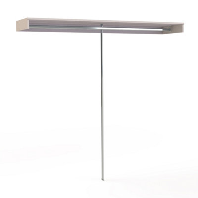 Spacepro Cashmere Large Wardrobe Bedroom Hanging Shelf & Hanging Rail Storage Kit (H)2800Mm (L)2400Mm (D)500Mm