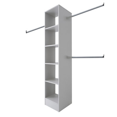 Spacepro Modular Dove Grey Tower Unit (H)2100Mm (W)450Mm (D)500Mm
