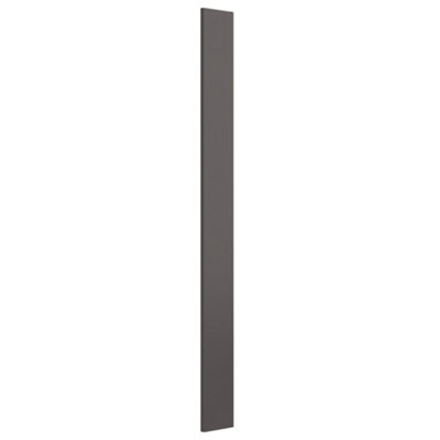 Spacepro Sliding Wardrobes Accessories Contemporary Matt Graphite Wardrobe Liner Panel (W)90Mm
