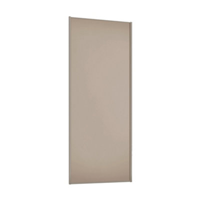 Spacepro Classic 1 Panel Matt Pebble Sliding Wardrobe Door (H)2220Mm (W)914Mm