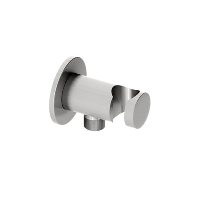 Aquadry Oria Chrome Wall Outlet & Holder