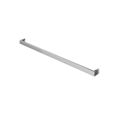 Aquadry Oria Chrome Effect Stainless Steel Wall-Mounted Towel Rail (W)79Cm