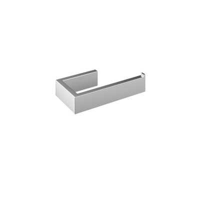 Aquadry Oria Chrome Effect Wall-Mounted Toilet Roll Holder (H)35Mm (W)153Mm