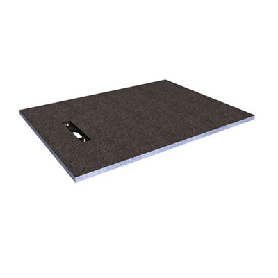 Aquadry Square End Drain Shower Tray (L)1000Mm (W)1000Mm (H) 30Mm