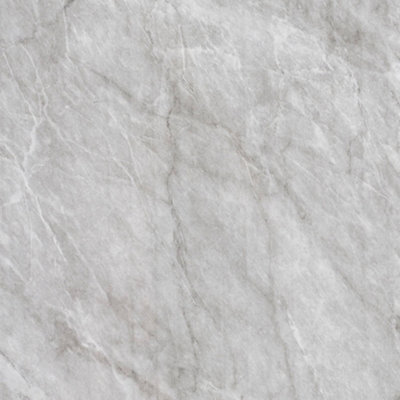 Aquadry 1 Panel Polyvinyl Chloride (Pvc) Wall Panel Kit (L)2400Mm (W)1000Mm - Grey Marble Effect