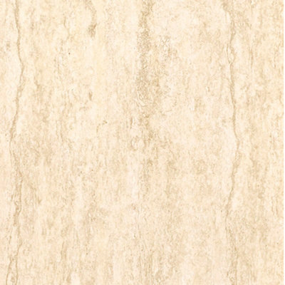 Aquadry 1 Panel Polyvinyl Chloride (Pvc) Wall Panel Kit (L)2400Mm (W)1000Mm - Beige Travertine Effect