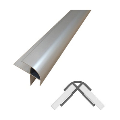 Aquadry Panel External Corner Joint (L)2400Mm Satin