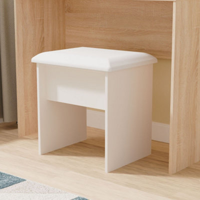 B&Q Savona Kashmir Ash Dressing Table Stool