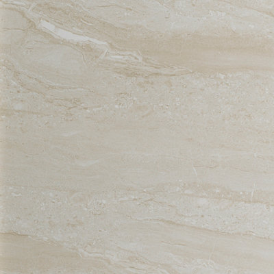 B&Q Olivia Beige Matt Stone Effect Porcelain Indoor Wall & Floor Tile Sample