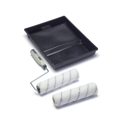 Harris Seriously Good Woven Fabric Medium Pile Roller Set, 4 Pieces