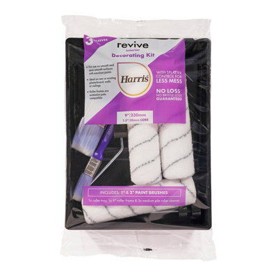 Harris Revive Polyester Medium Pile Decorating Set, 7 Pieces