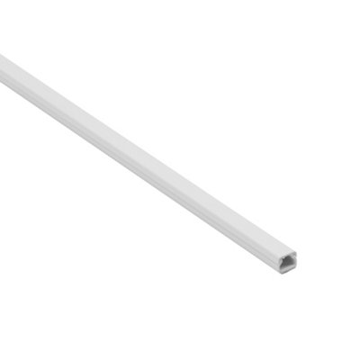 D-Line White Rectangular Trunking Length