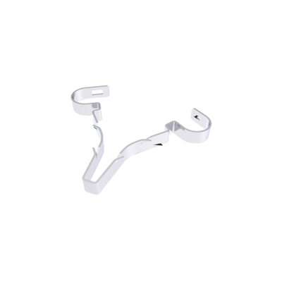 D-Line Single Steel Round 10Mm Not Self-Adhesive Fire-Rated Stag Clip Pack Of 20