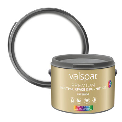 Valspar Premium Interior Metal Multi-Surface Satin Paint & Primer, Base A, 2.5L