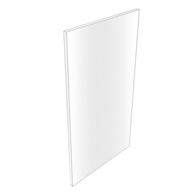 B&Q Ennis Gloss White End Panel (H)900Mm