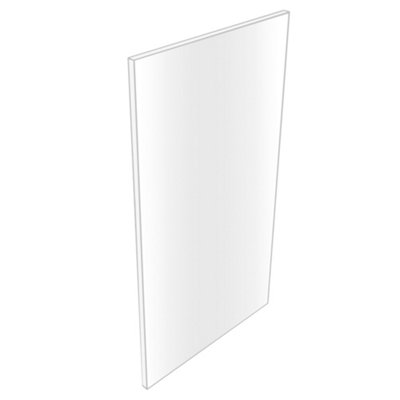 B&Q Westport Gloss White End Panel (H)900Mm