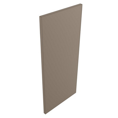 B&Q Westport Matt Stone Grey End Panel (H)720Mm