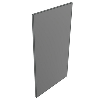 B&Q Ashford Matt Dusty Grey End Panel (H)900Mm