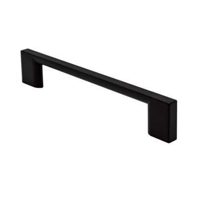 B&Q Black Anodised Bar Pull Handle (L)138Mm