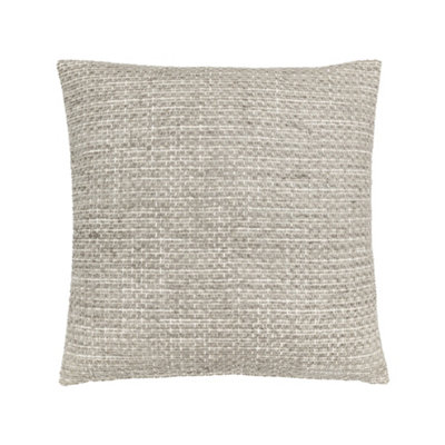 Gallery™ Chenille Taupe Woven Effect Indoor Cushion, (L)55Cm X (W)55Cm