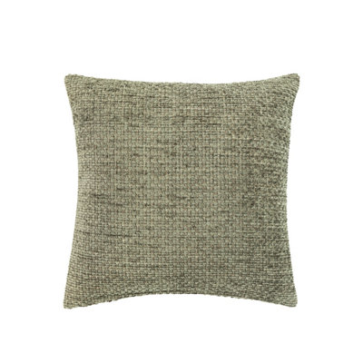 Gallery™ Olive Textured Chenille Effect Indoor Cushion, (L)50Cm X (W)50Cm