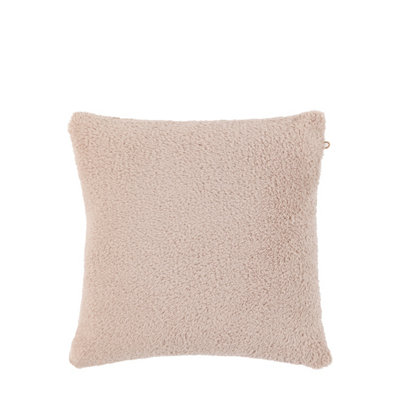 Gallery™ Taupe Teddy Woven Effect Indoor Cushion (L)43Cm (W)43Cm
